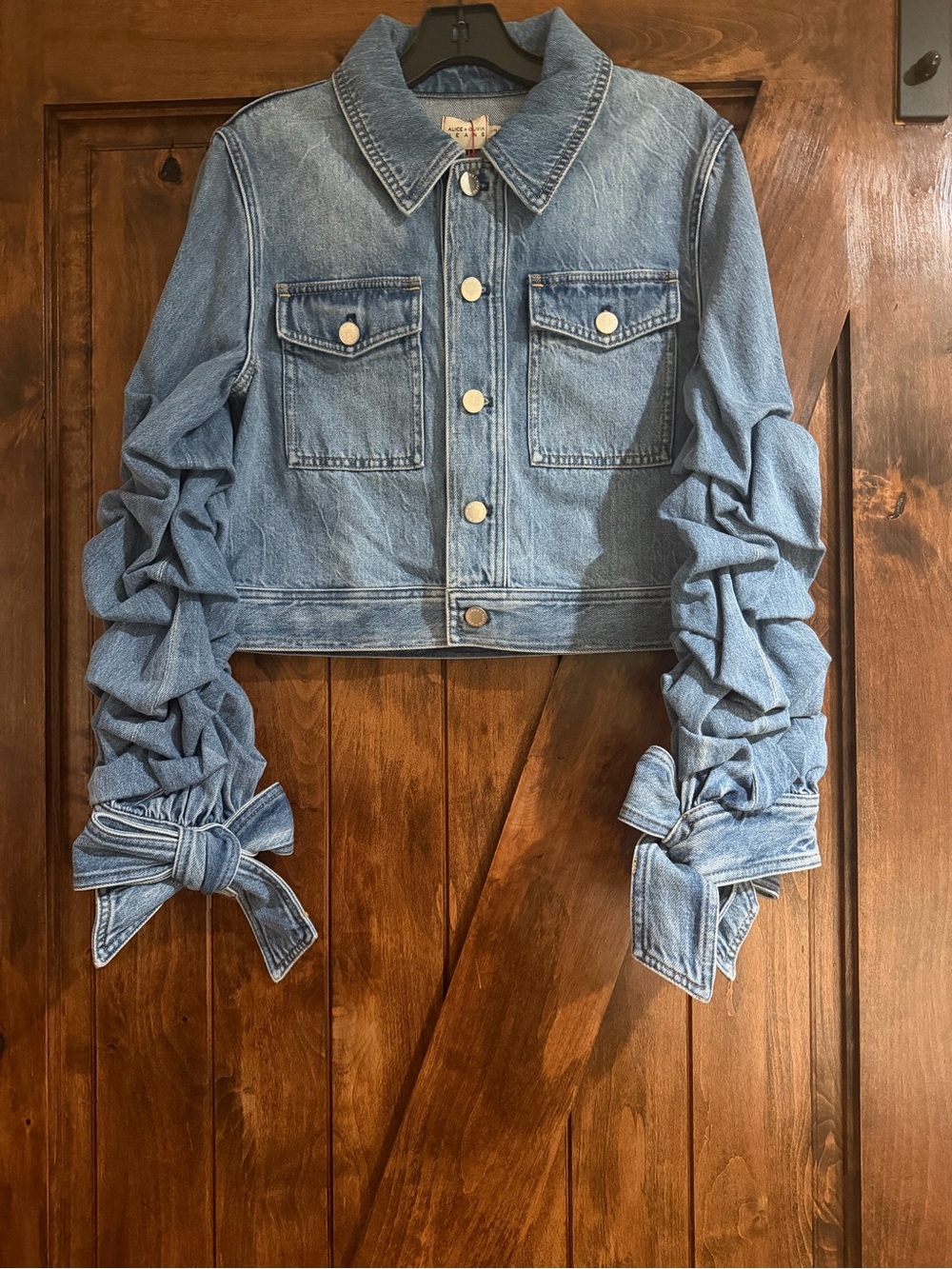 Alice + Olivia Tiff Denim Jacket - Picture 8 of 13